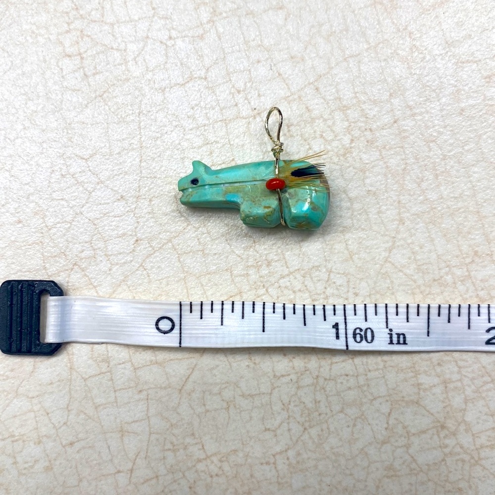 Turquoise Indigenous charm